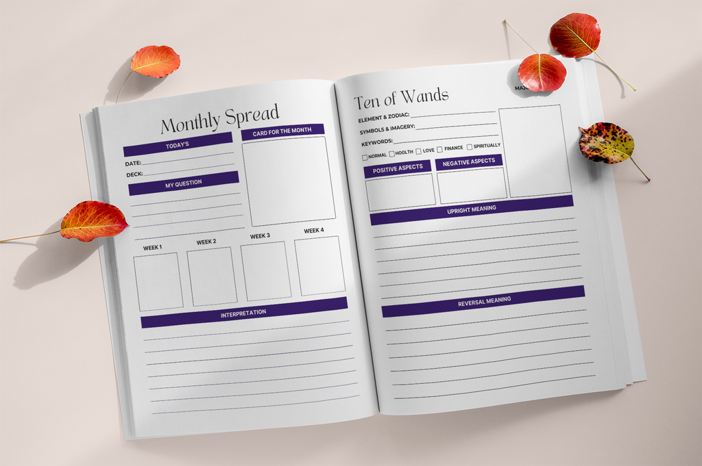 Tarot Spread Meaning Journal