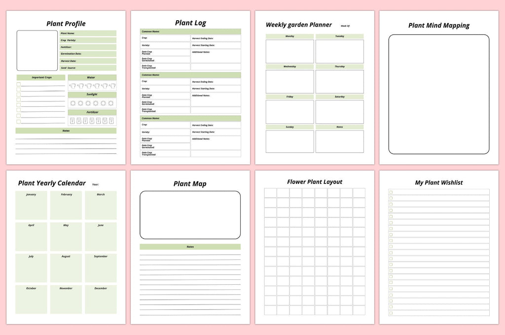 Home Plant Care Planner
