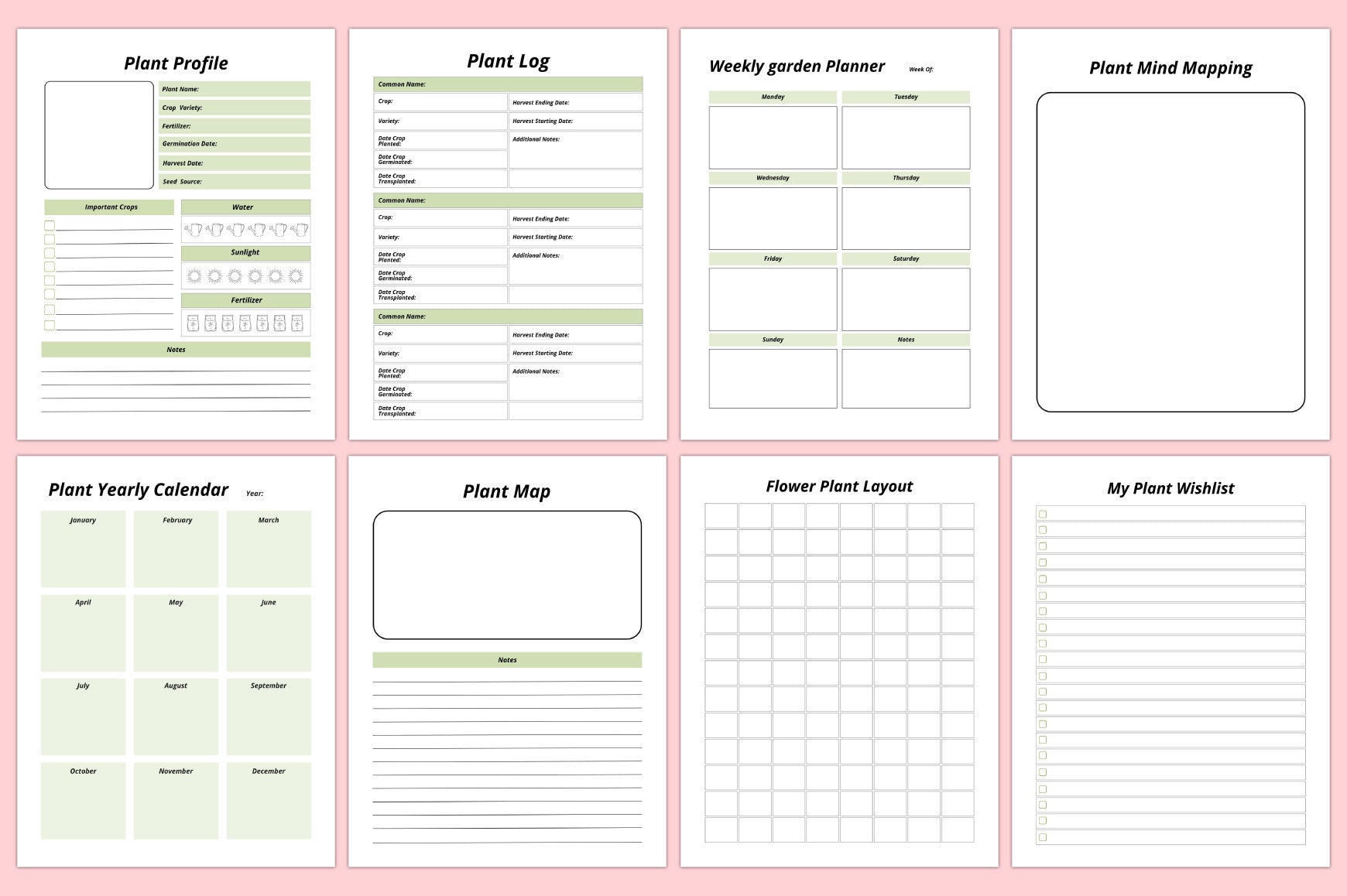 Home Plant Care Planner
