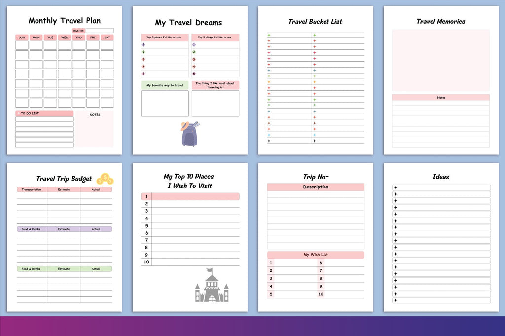 Travel Journal for Kids