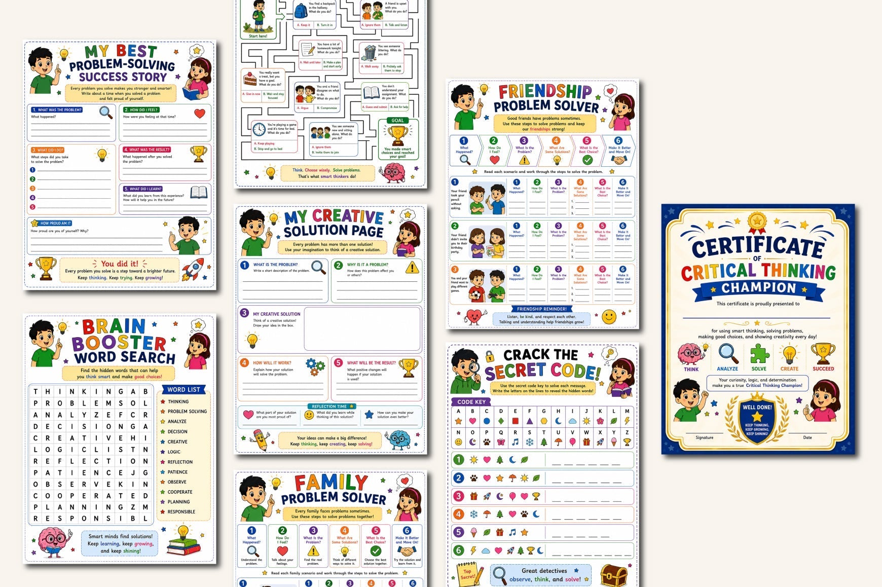 Critical Thinking For Kids Workbook