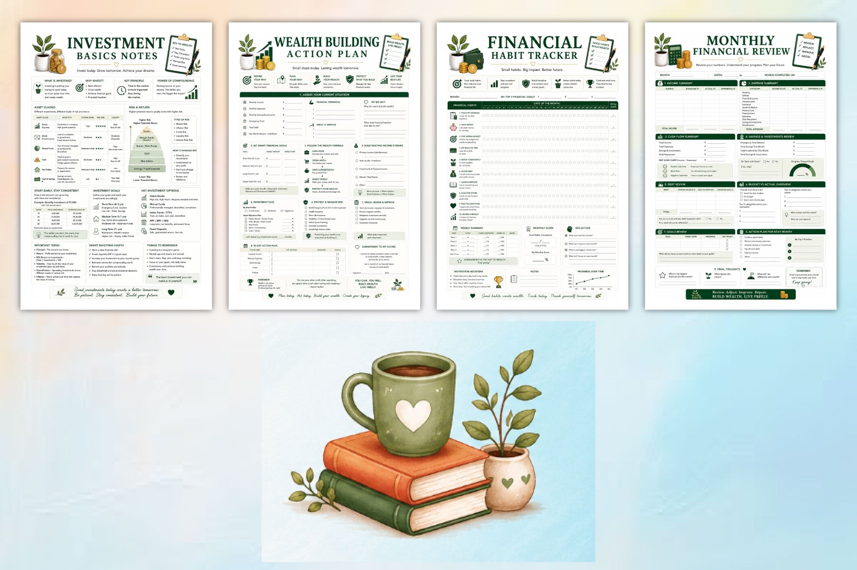 Financial Growth And Budget Planning Workbook