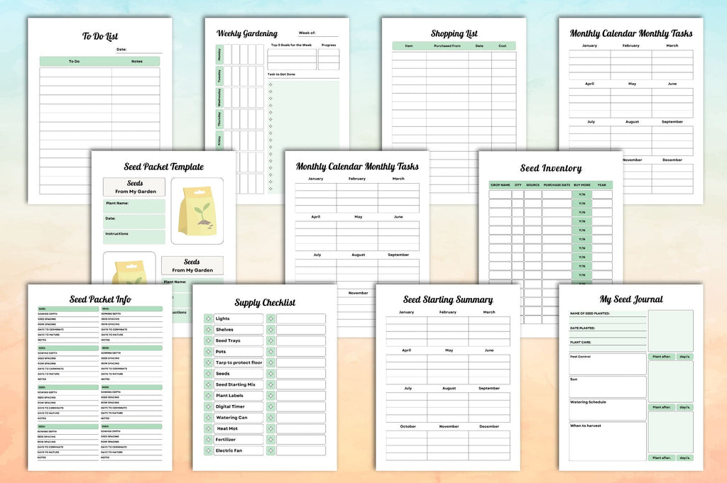 Seed Starting Planner Guide