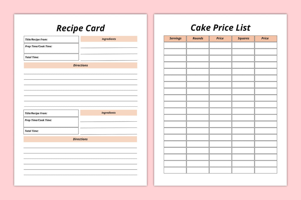 Bakery Business Planner