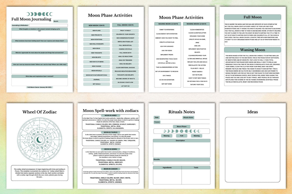 Moon Astrology Planner
