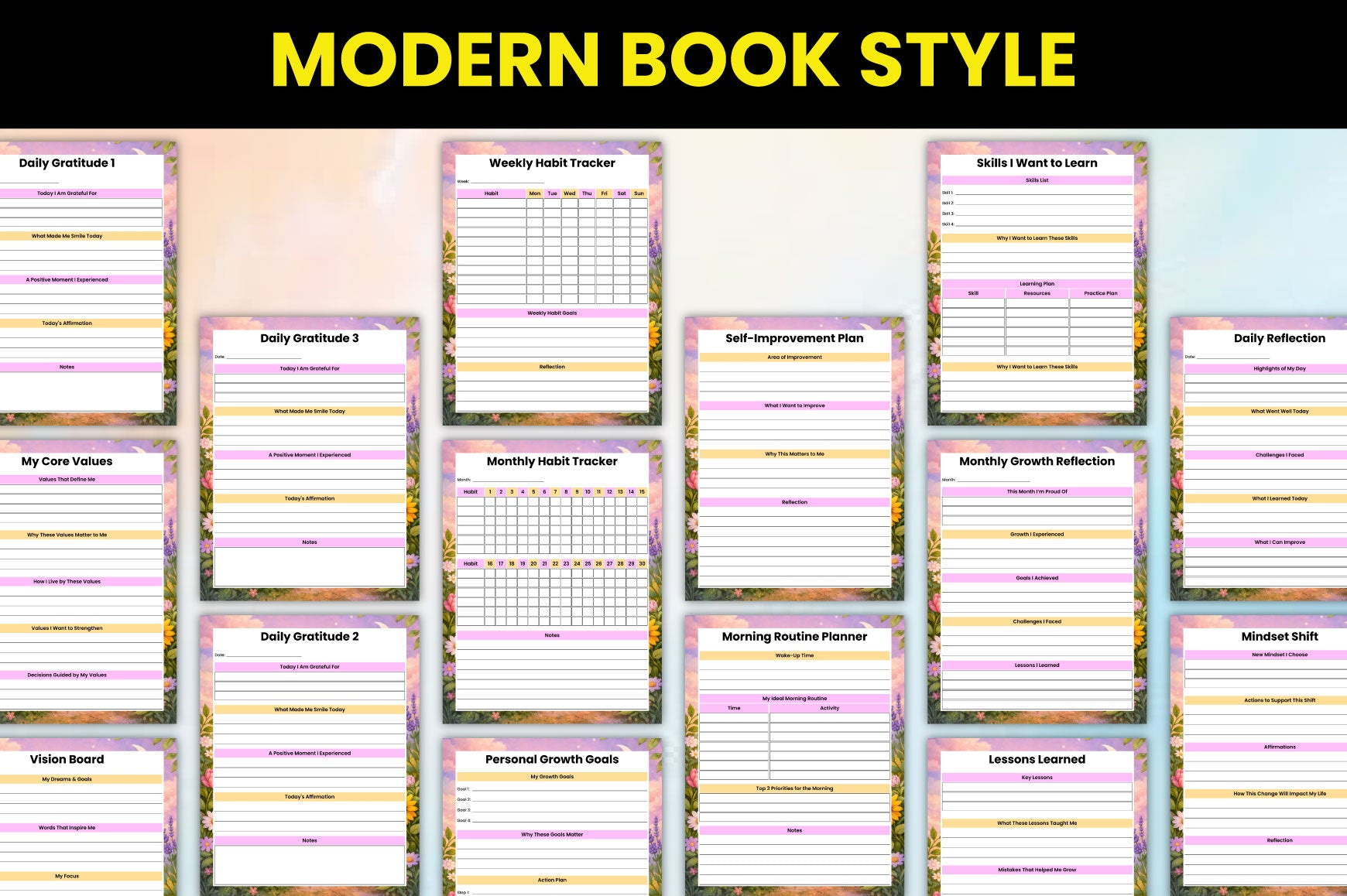Gratitude Growth Planner