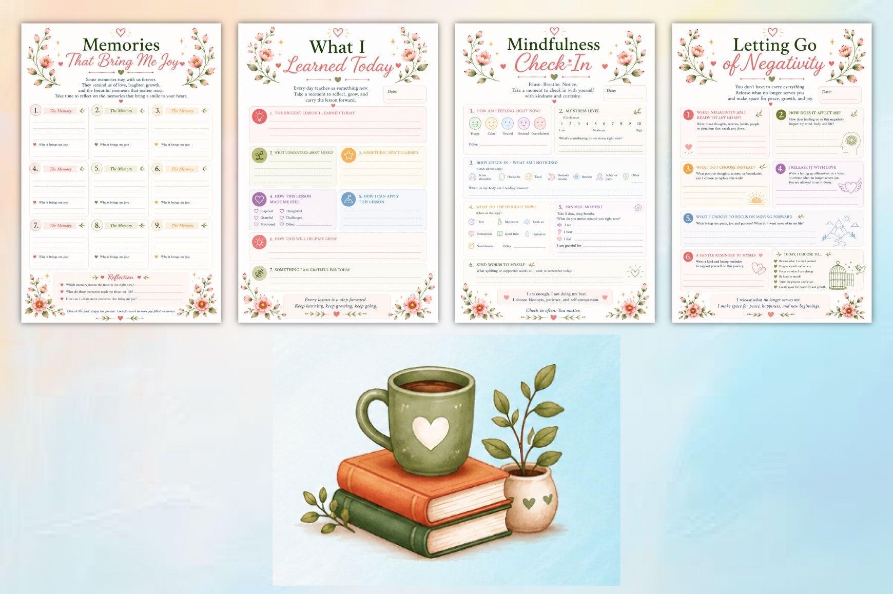 Positive Reflection Gratitude Journal