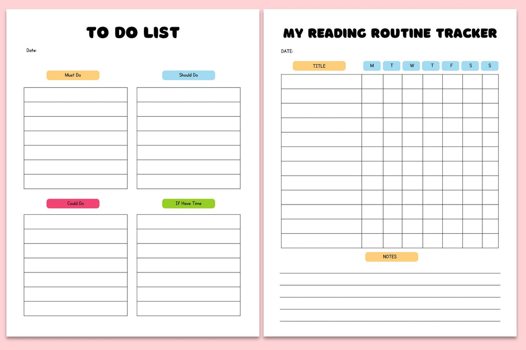 Back to School Planner