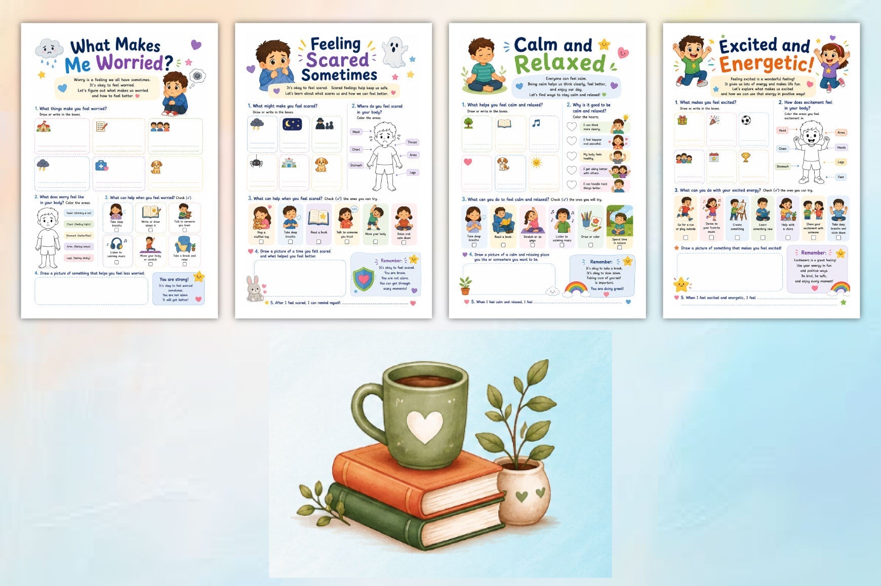 Emotional Growth For Kids Workbook