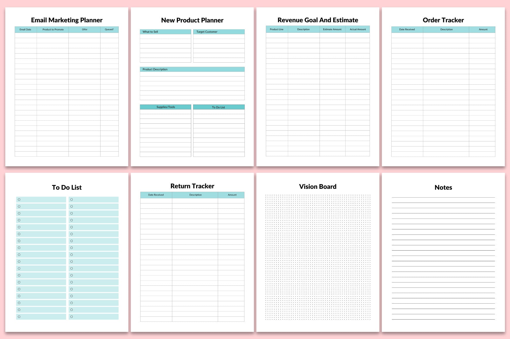 Online Shop Planner