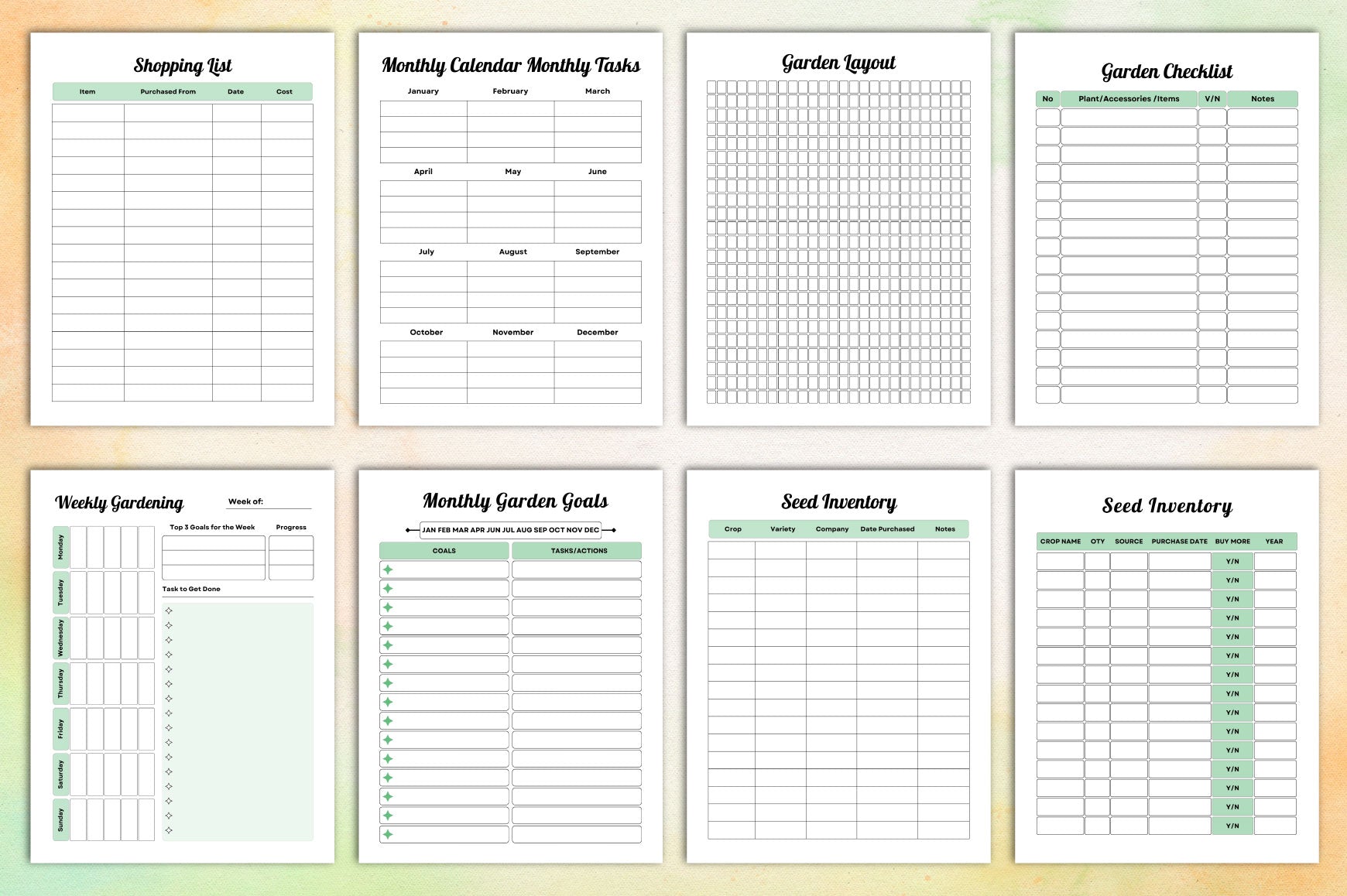 Seed Starting Planner Guide