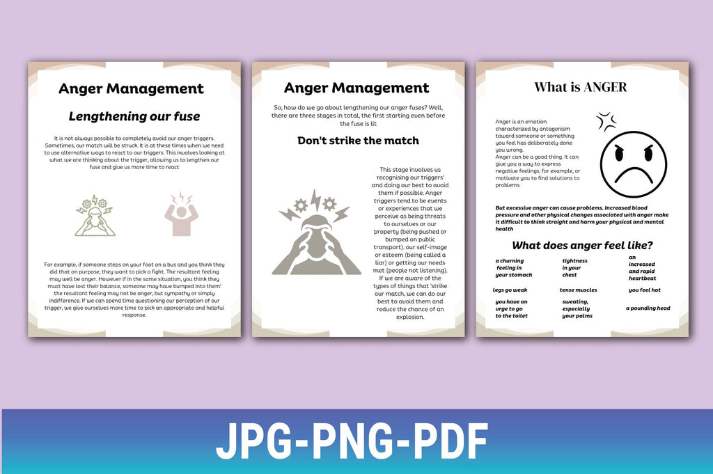 Anger Management Planner Guide