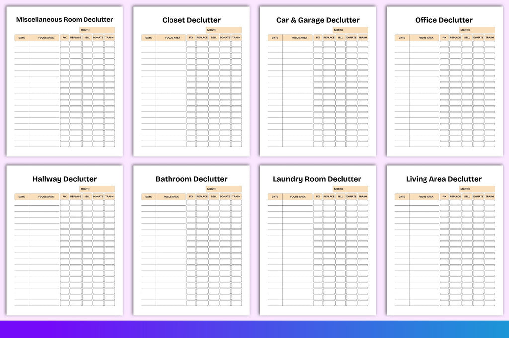Decluttering Planner Guide