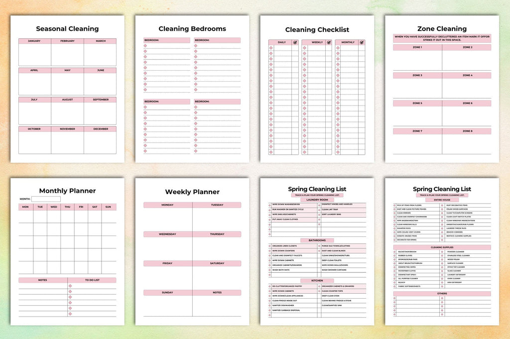 Cleaning Planner Guide