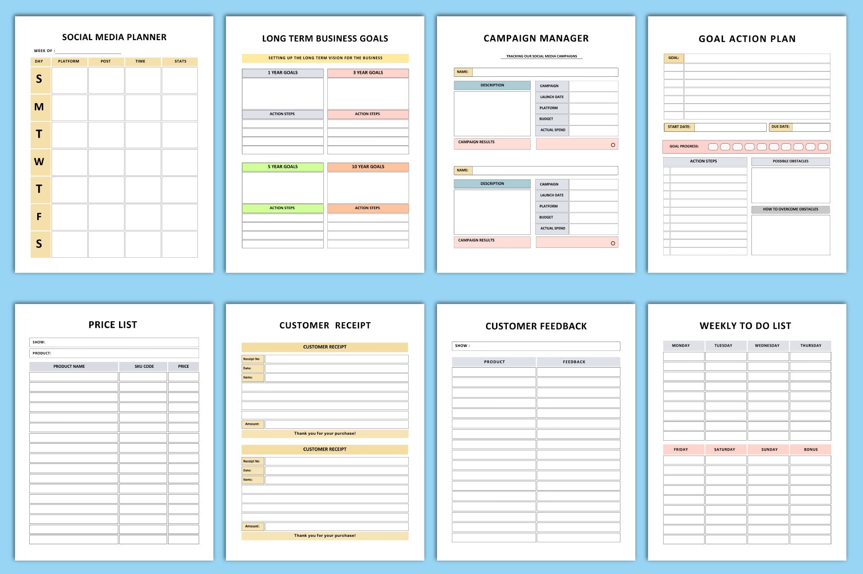 Small Business Planner