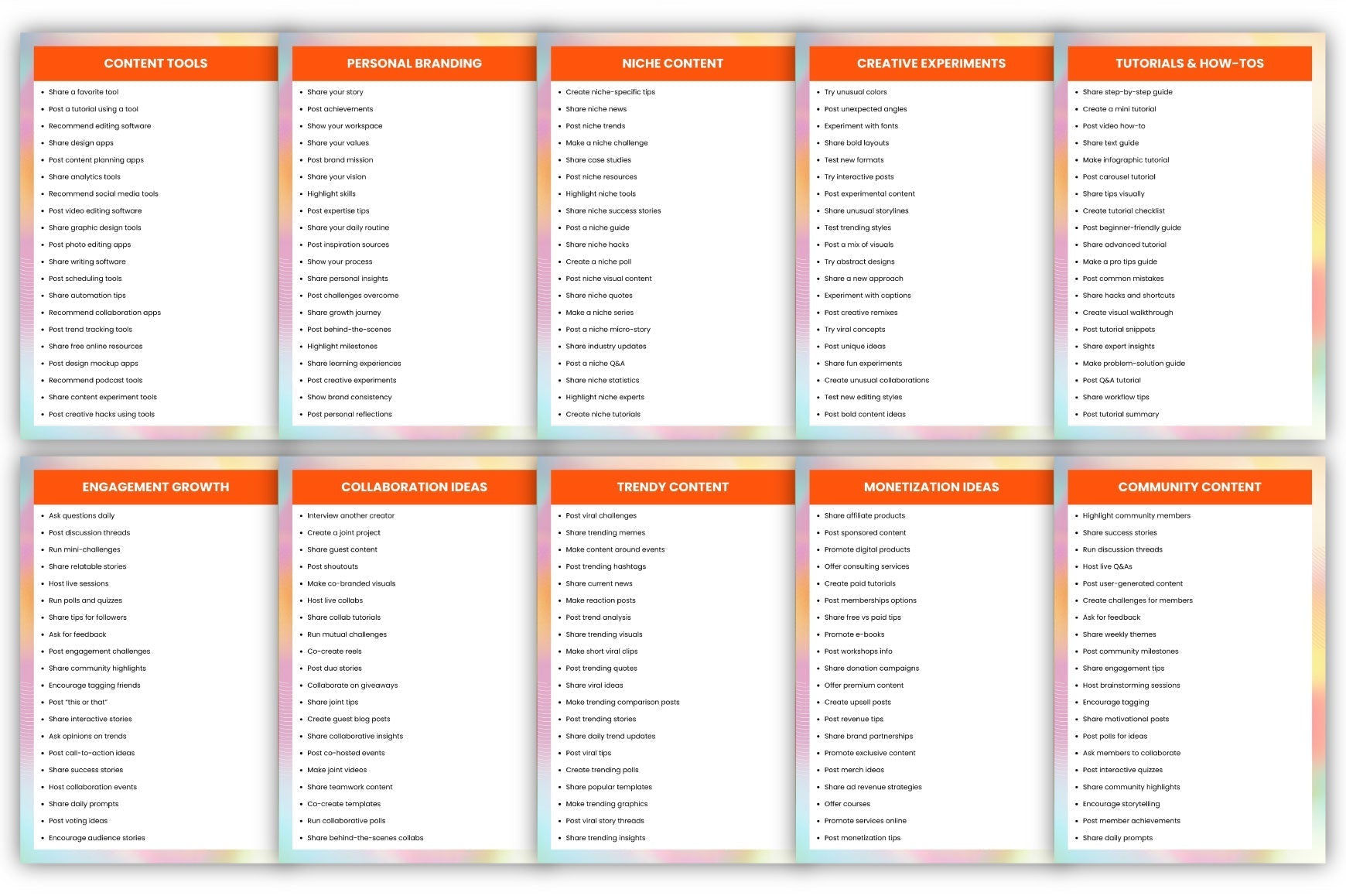 Content Creator Prompts