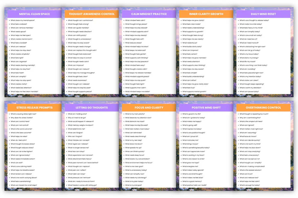Clear Mind Prompts