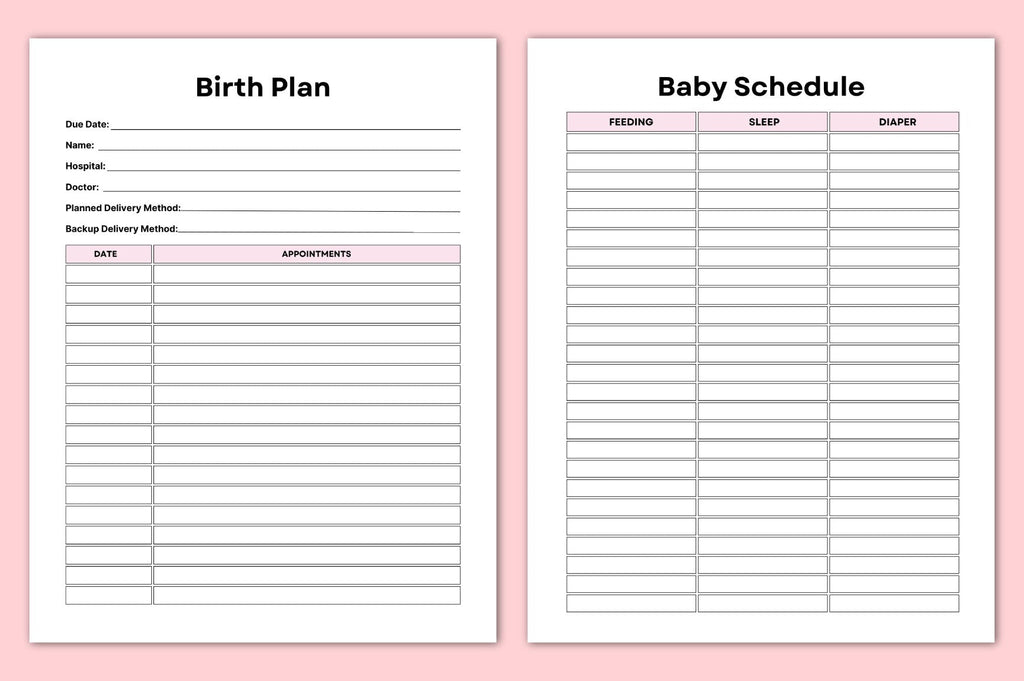 Mom Child Planner