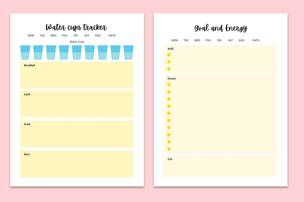 Fitness Weight Loss Planner