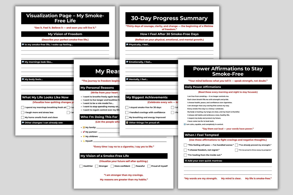Stop Smoking Journal: Track Your Progress