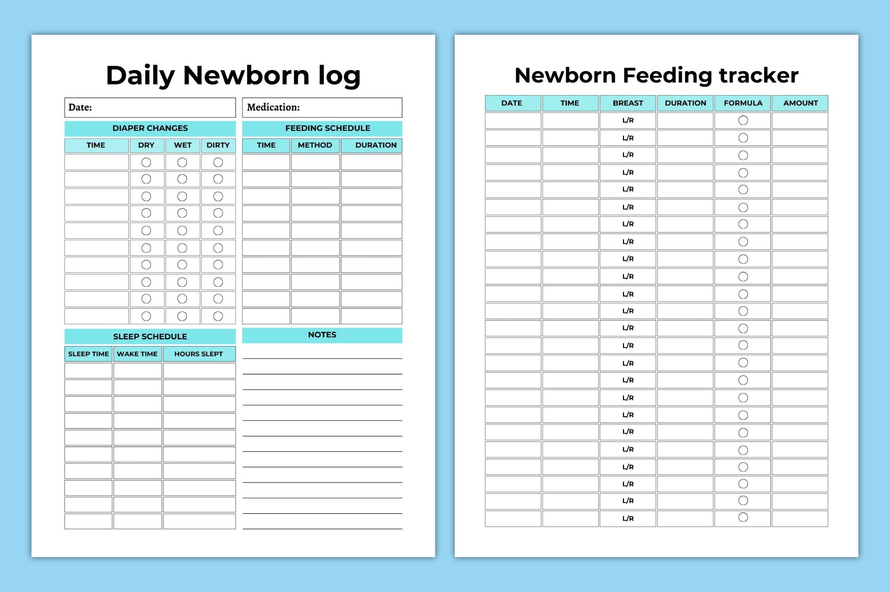 Newborn Planner