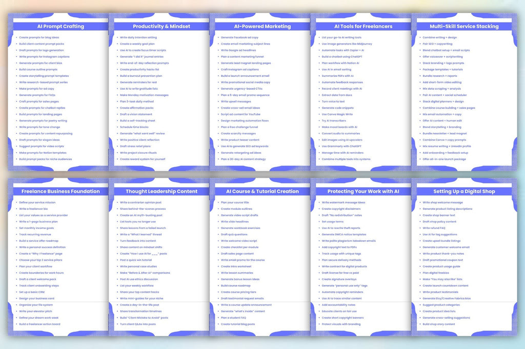 AI Freelancer Toolkit Prompts