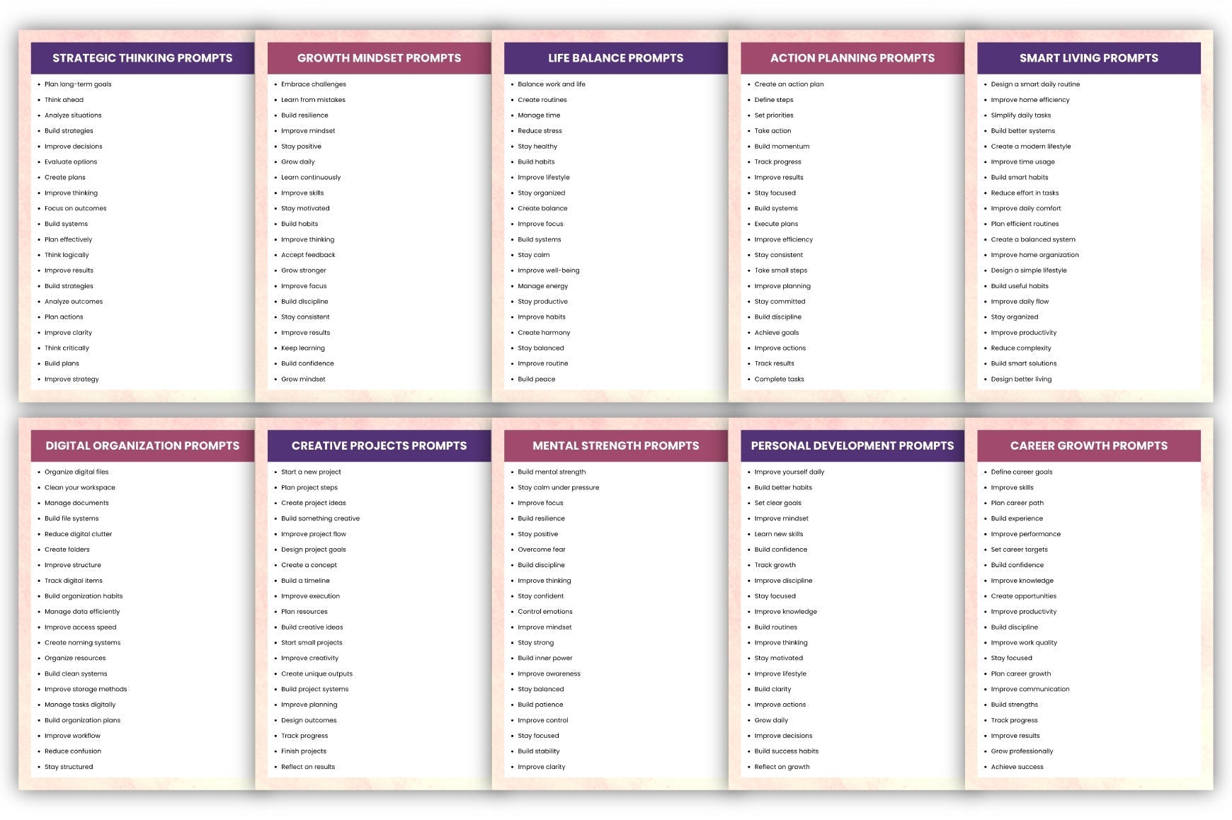 1000+ Modern Prompts