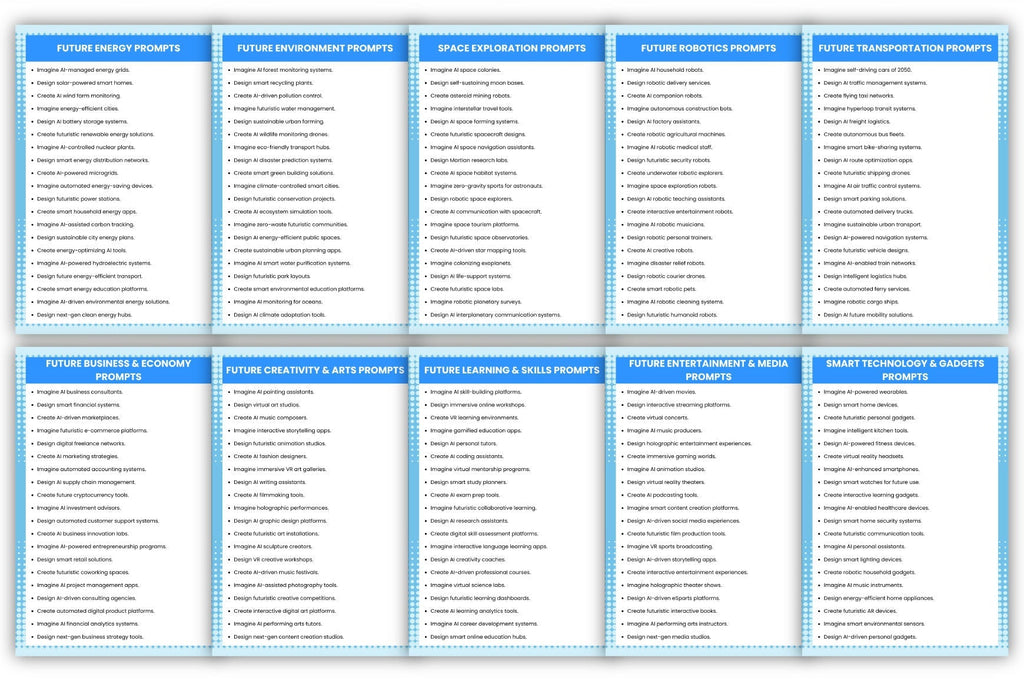 Future Ready Ideas Prompts
