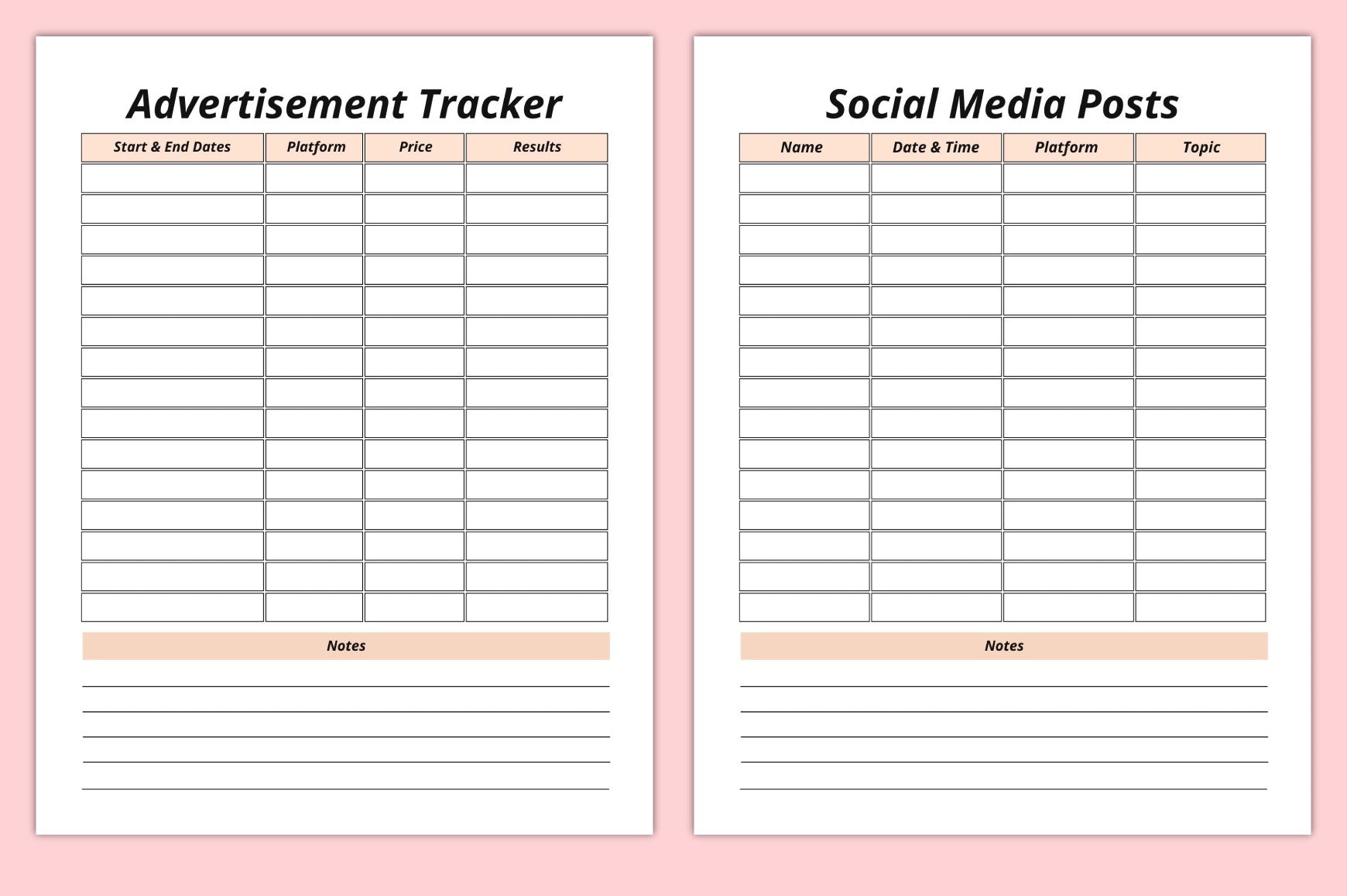 Bakery Business Planner