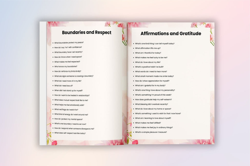 Self Esteem Workbook for Women