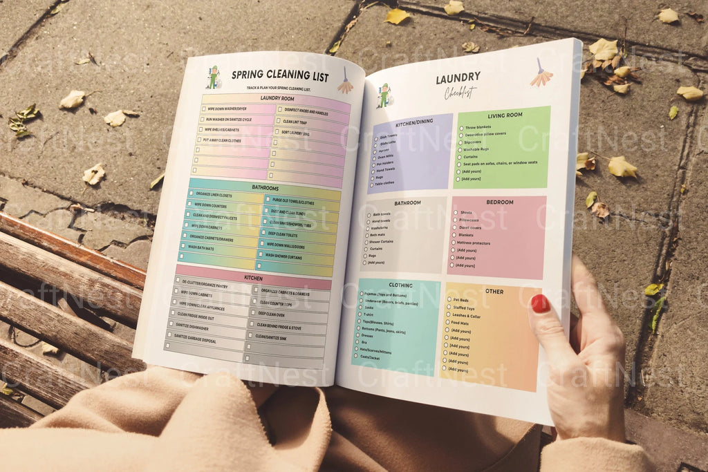 ADHD Cleaning Planner for Effective Organization decluttering worksheets for ADHD
