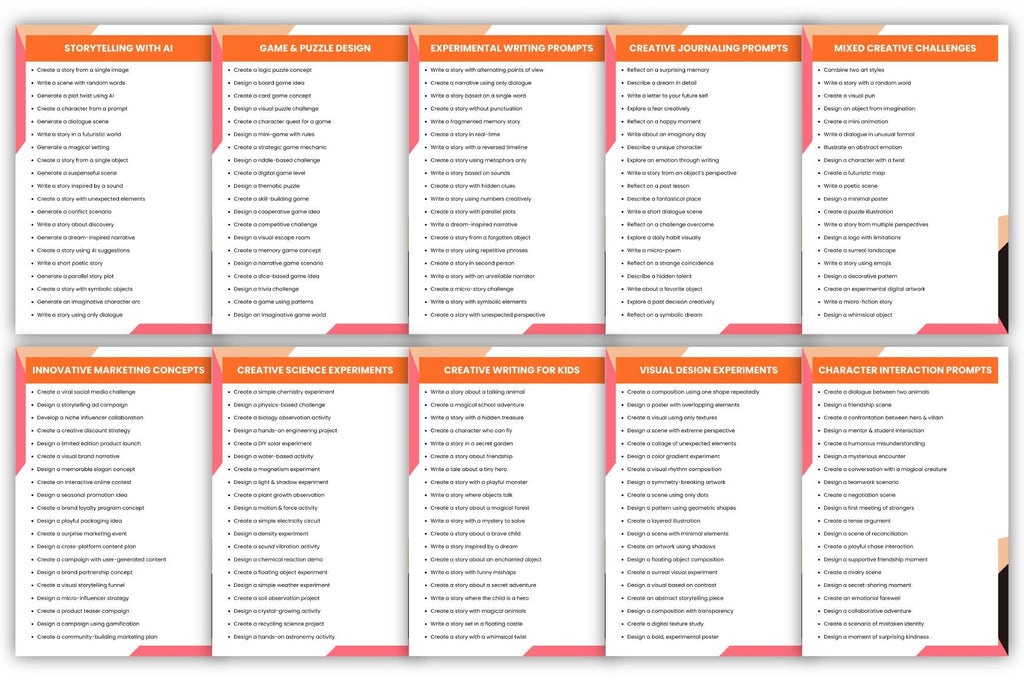 AI for Creative Projects Prompts