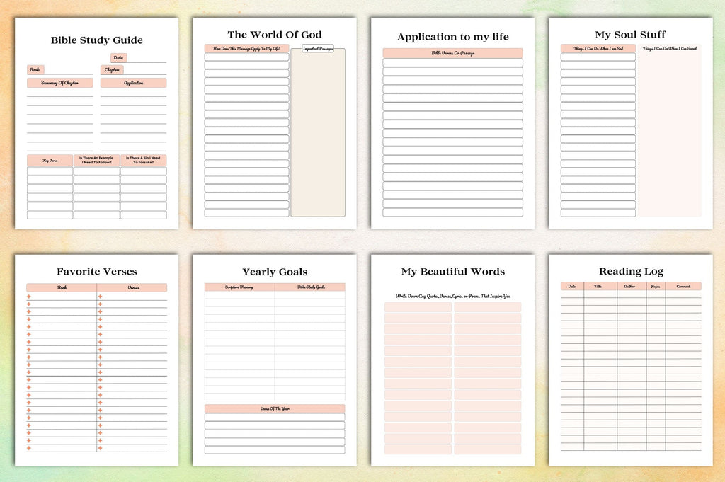 Bible Study Journal