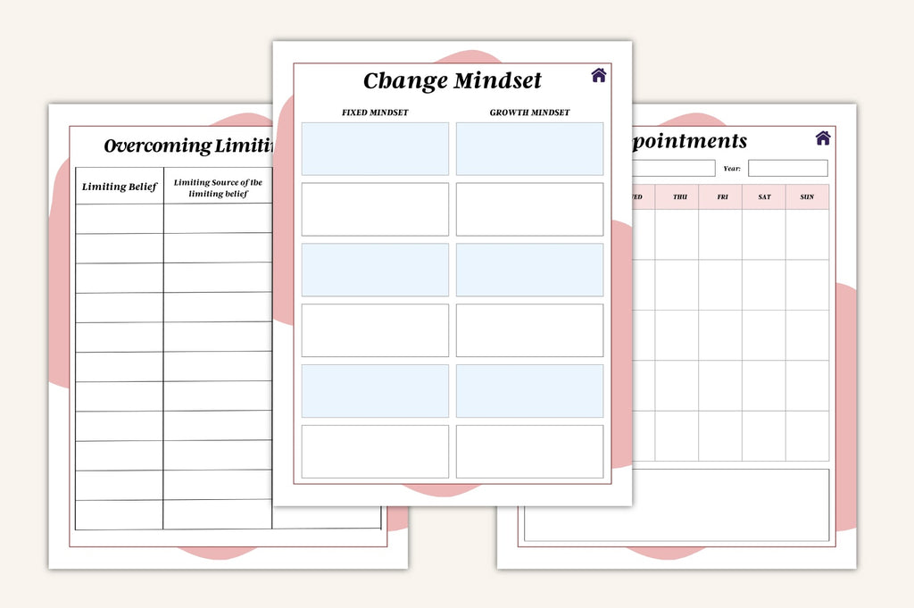 ADHD Brain Dump Planner Printable Workbook