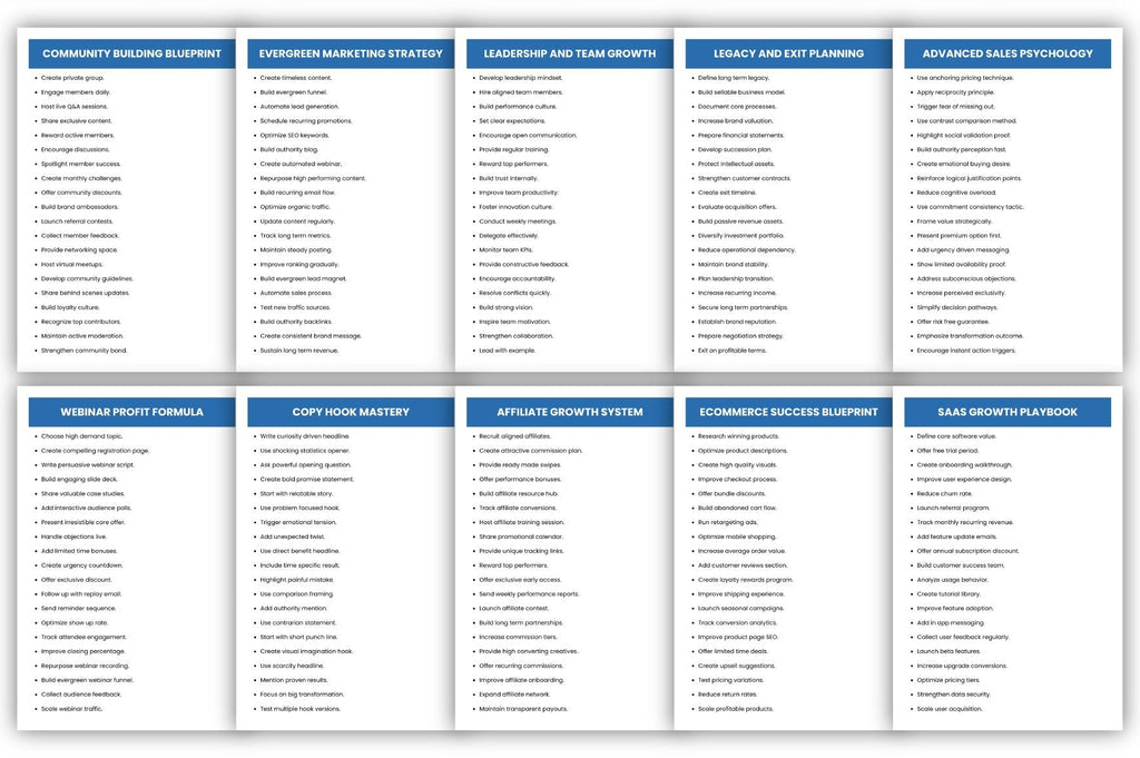 Best Seller Blueprint Prompts