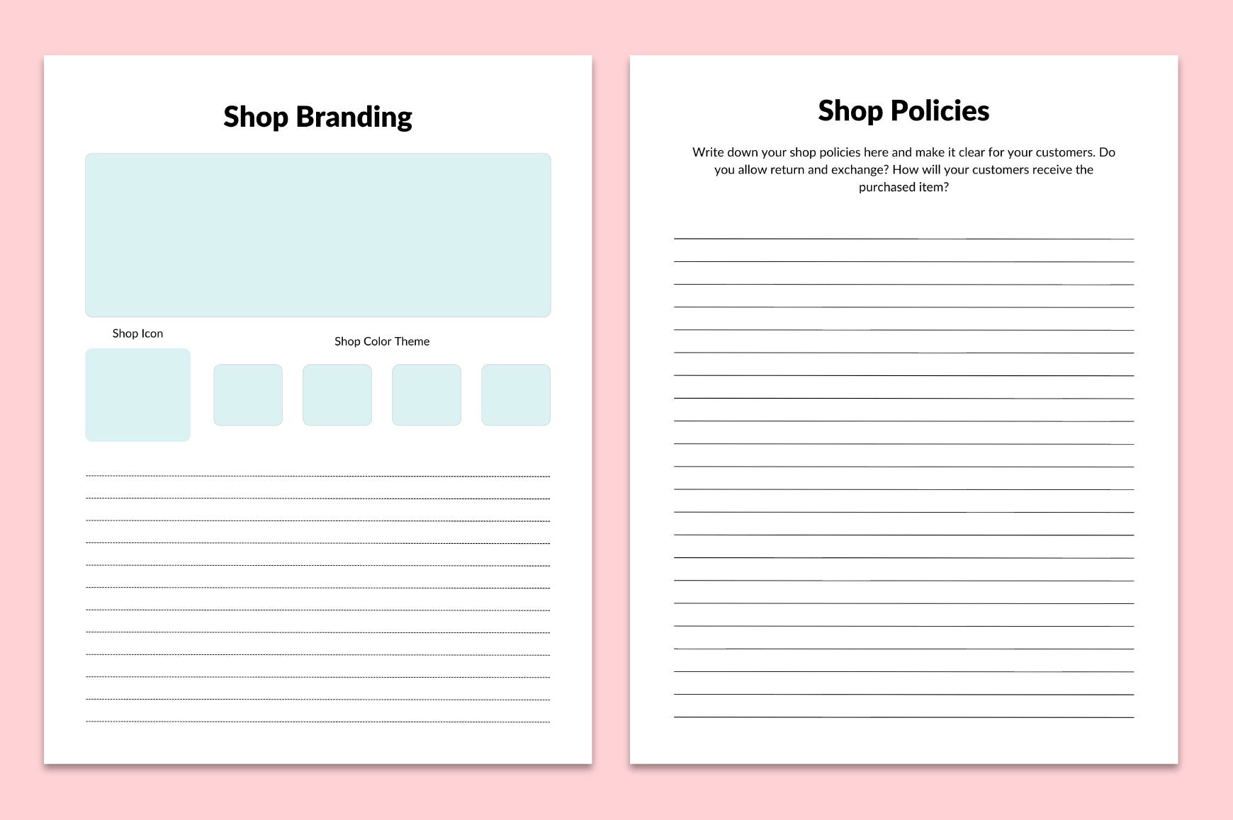 Online Shop Planner