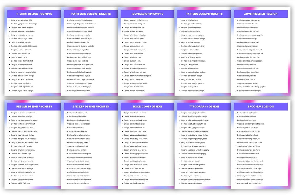 Online Designers Prompts