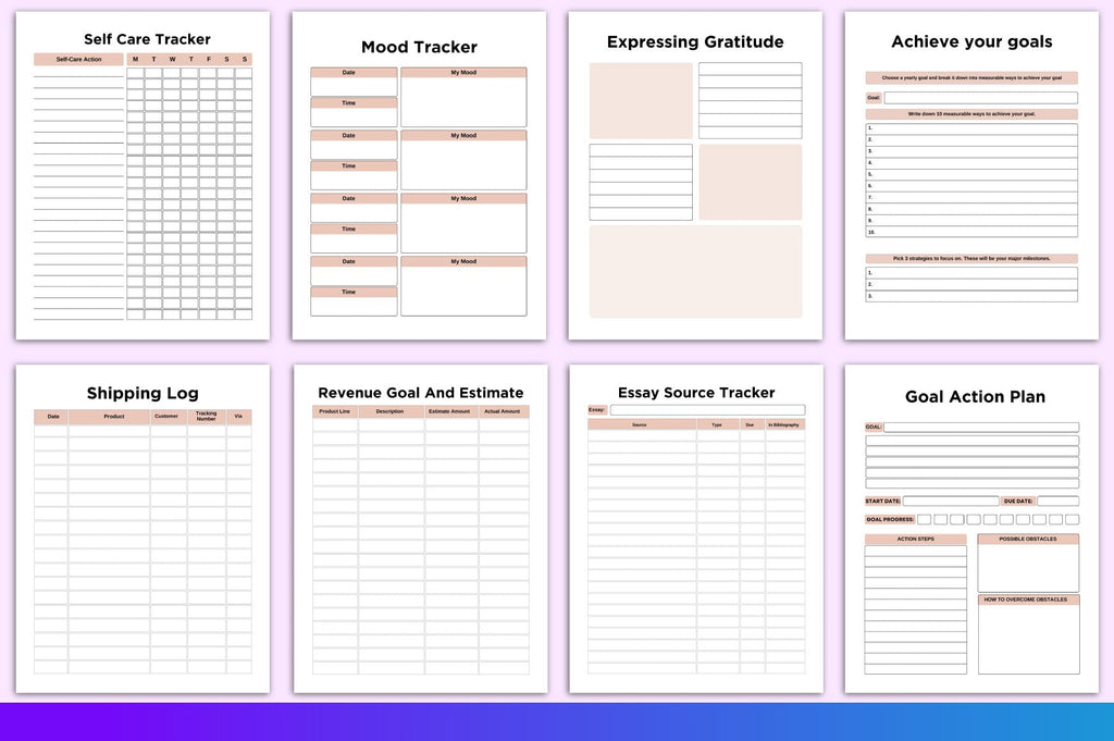 Life Self-Help Planner
