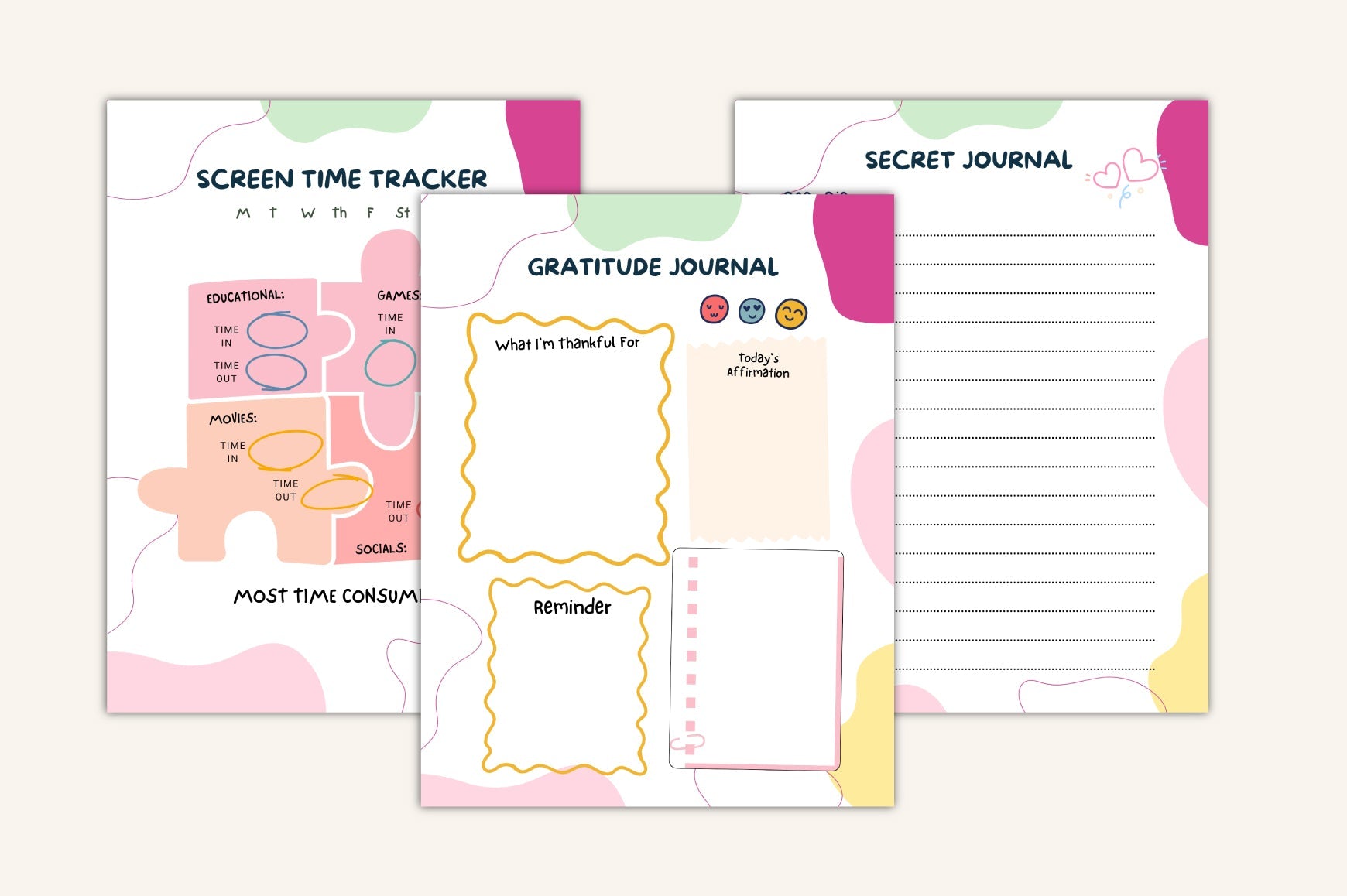 Yearly Activities Planner for Kids