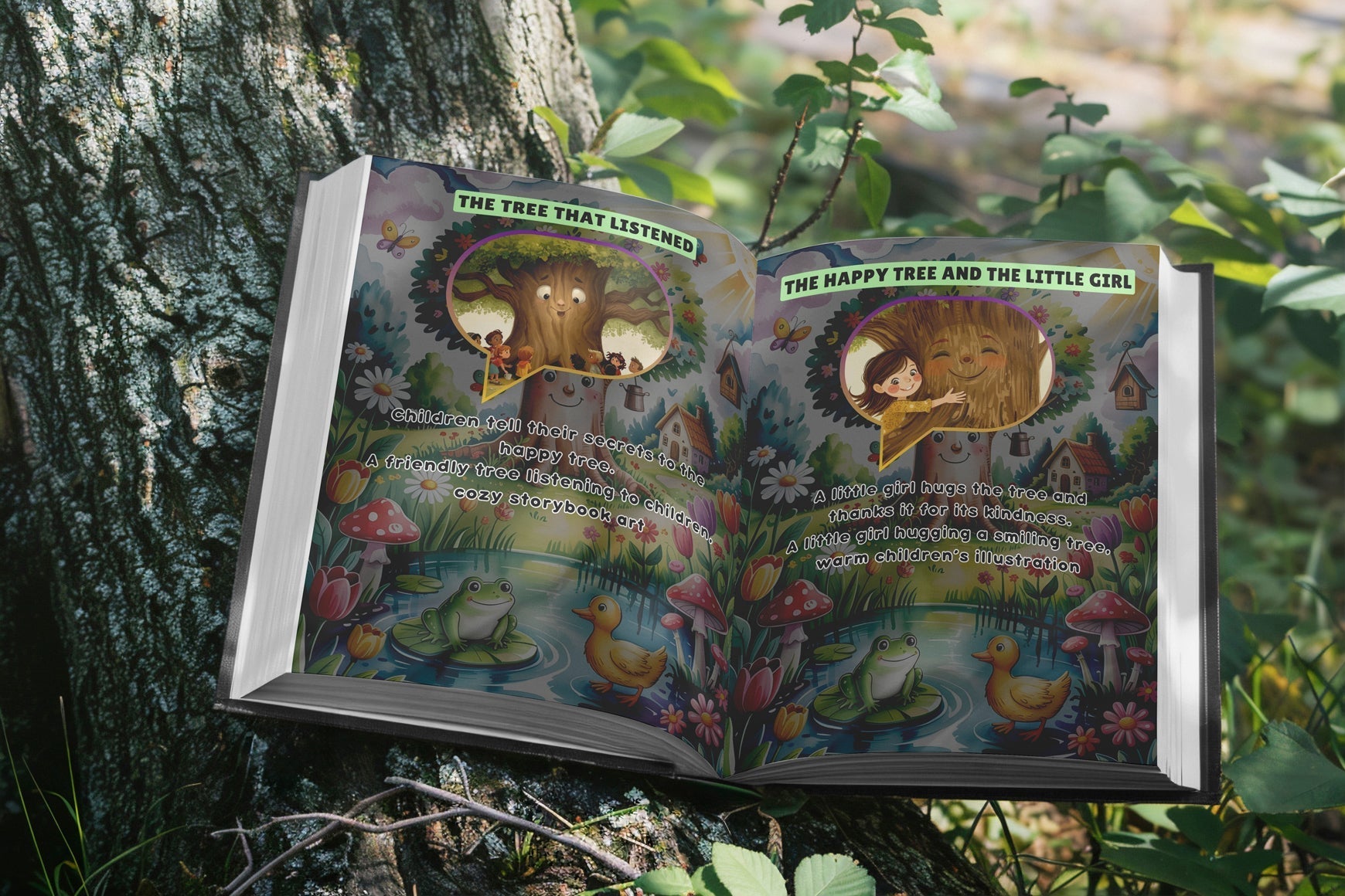 The Happy Tree in the Tiny Garden Book