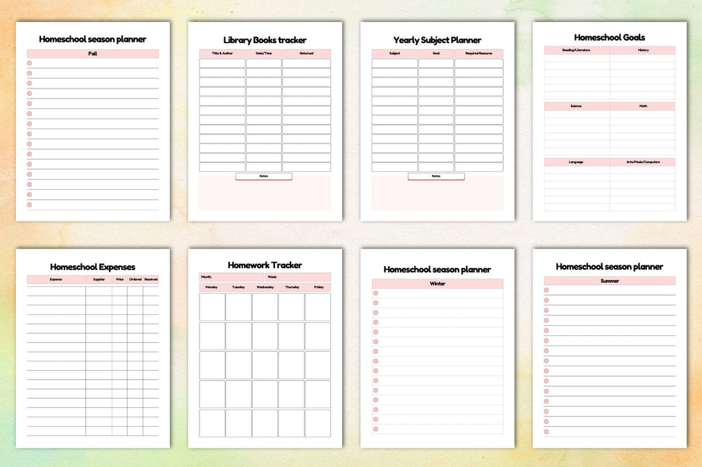 Home School Planner
