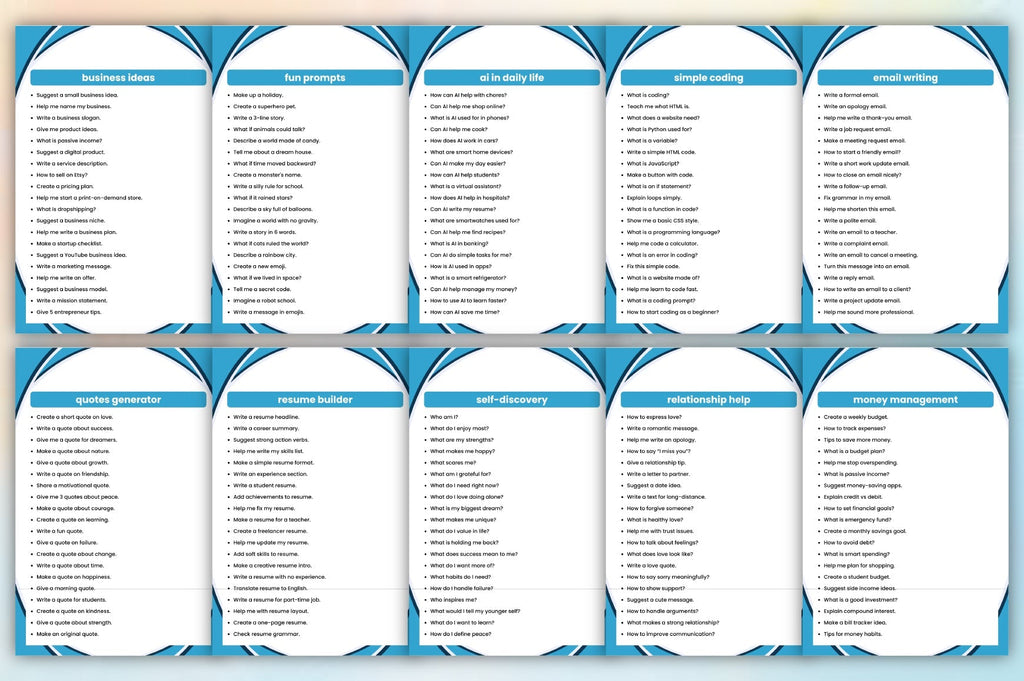 The ChatGPT Guide for Beginners Planner