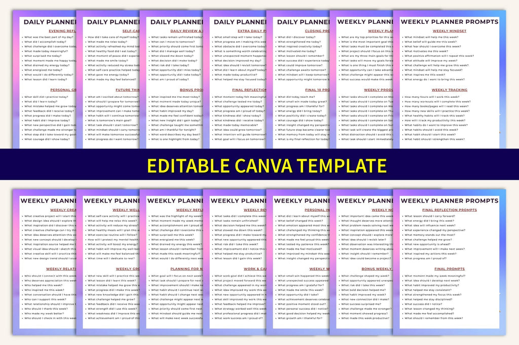 Digital Planner Prompt Guide