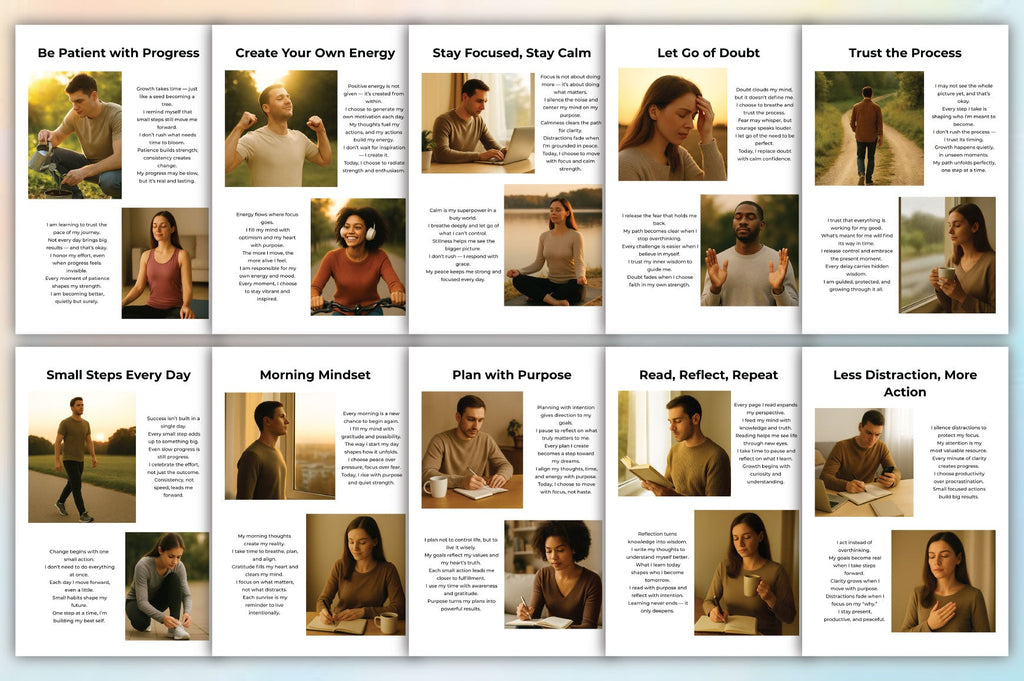Self Improvement Guidebook Planner