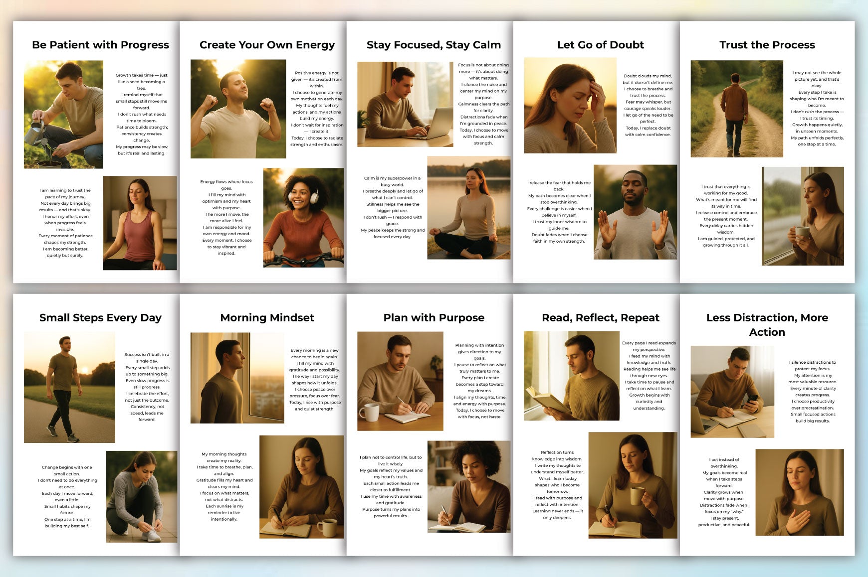 Self Improvement Guidebook Planner