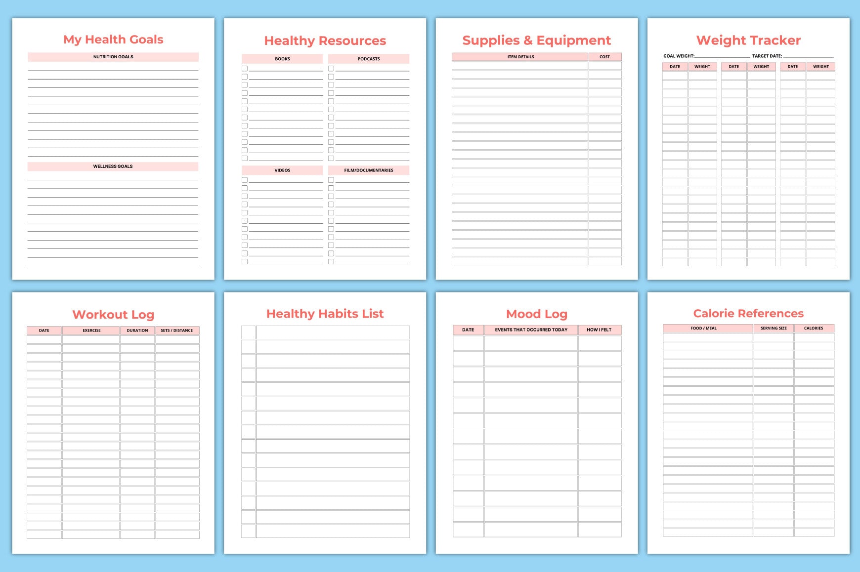 My Food Health Planner