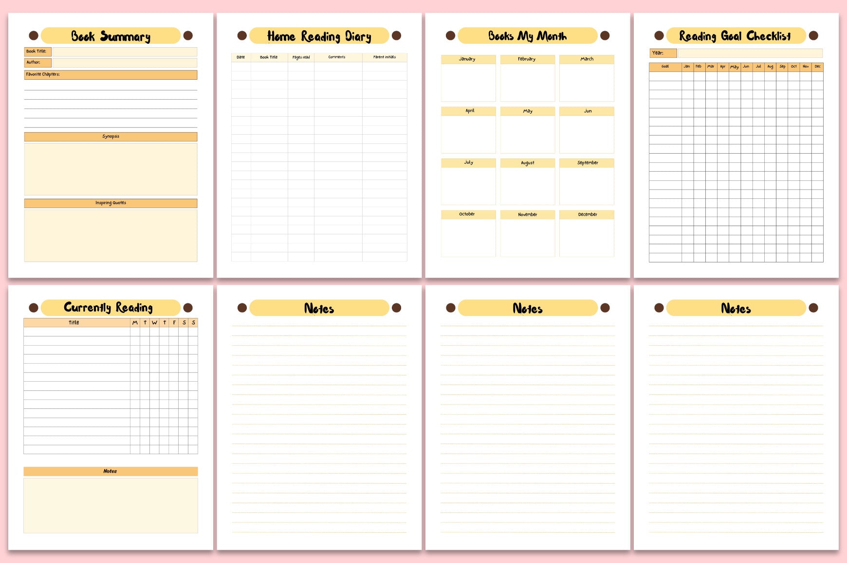 Reading Planner Guide