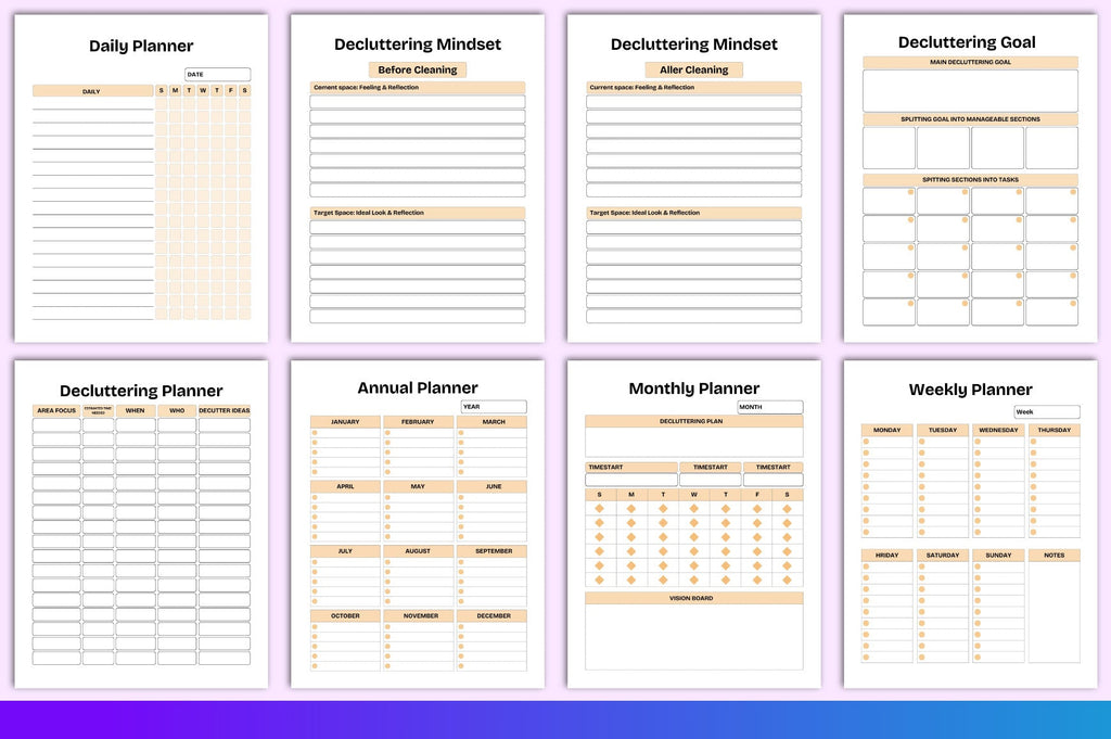 Decluttering Planner Guide