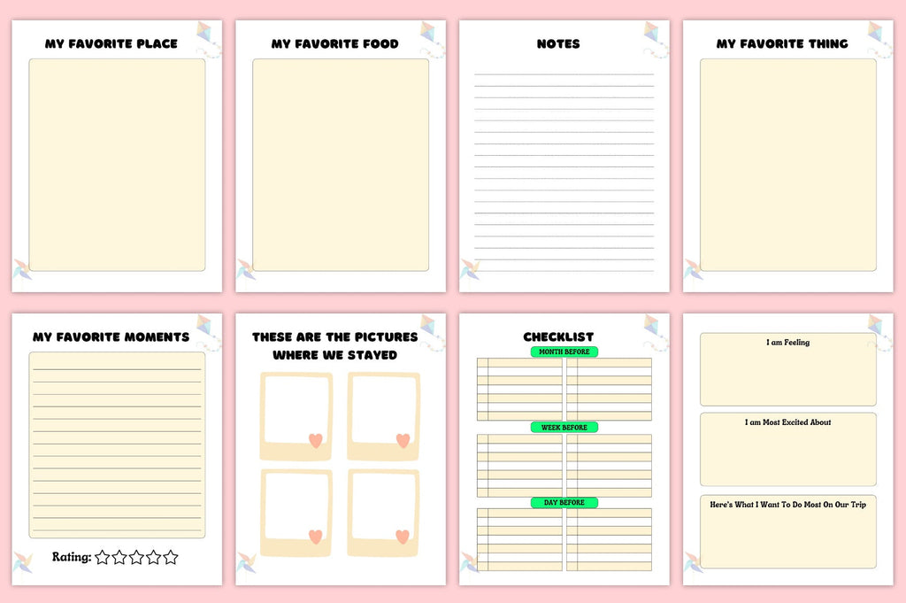 Kids Travel Journal