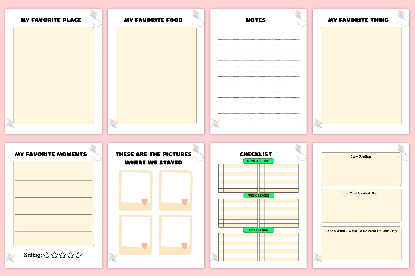 Kids Travel Journal